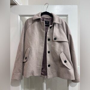 Abercrombie & Fitch wool blend swing coat